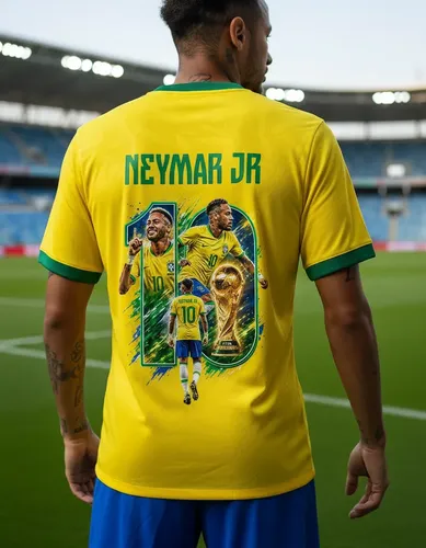 Camisa Copa Do Mundo 2026 Neymar Design Oficial Brasil | MercadoLivre