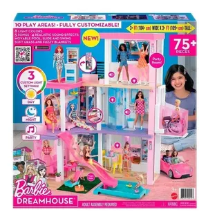 Barbie Casa Muñecas Sueños 70 Pz Mansion Dreamhouse