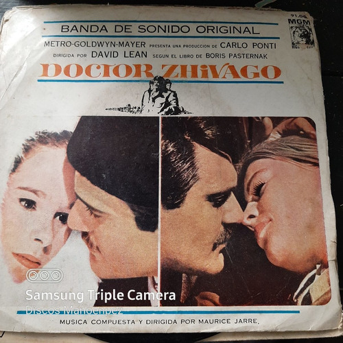 Simple Sobre Banda Sonido Original Doctor Zhivago Mgm C14
