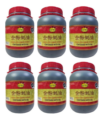 Salsa De Ostión Premium Red Bridge China 6 Pack X 3 Kg