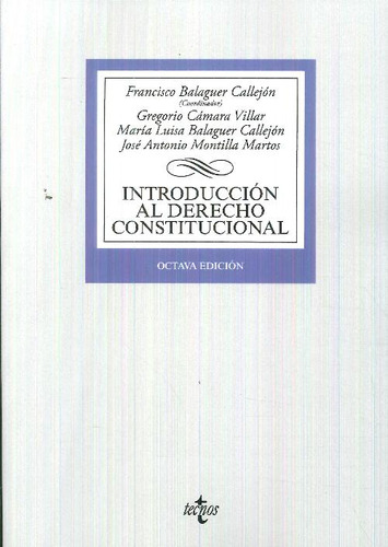 Libro Introduccion Al Derecho Constitucional De Francisco Ba
