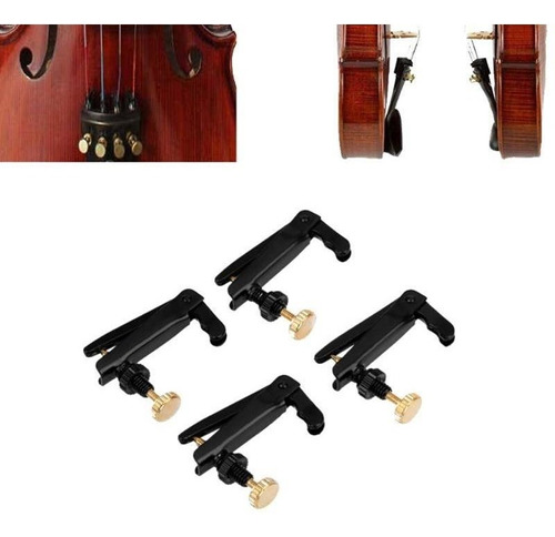 Microafinadores Violín 4/4 Negro 