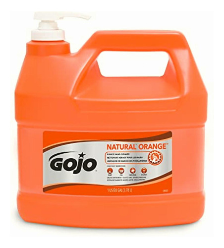 Gojo Natural Orange 0955-02 Limpiador De Manos De Loción De