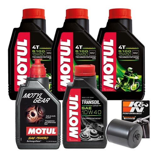 Óleos Motul Filtro K&n Harley Davidson Fat Bob 09-17 171