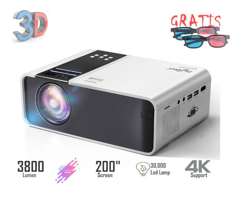 Imagen 1 de 10 de Cañon Proyector Led Tv 3d 3800 Lumen Fullhd Profesional 4k