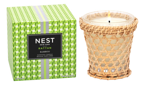 Nest New York Vela Clasica Perfumada Ratan Decorativo Bambu