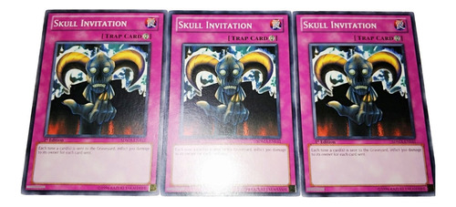 Yu-gi-oh! 3x Skull Invitation Sdma-en031