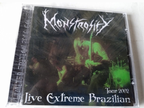 Cd Monstrosity Live Extreme Brazilian Tour 2002 Lacrado Novo
