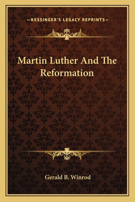 Libro Martin Luther And The Reformation - Winrod, Gerald B.