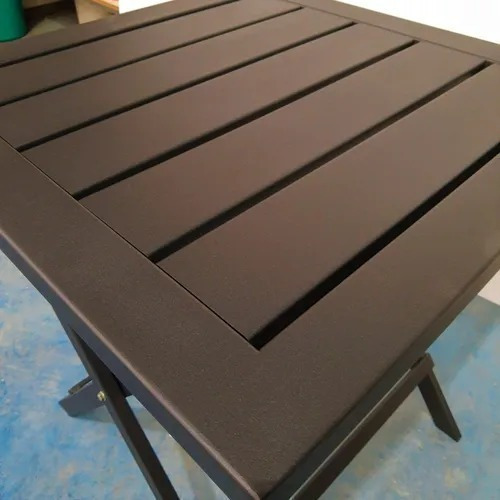 Imagen 3 de 10 de Mesa Jardin Plegable Chapa / Bares, Restaurantes 070 X 070