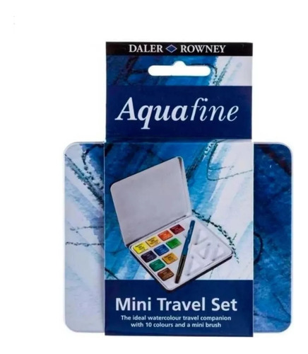 Acuarelas Mini Set Travel Aquafine Daler Rowney X10 Distrilv