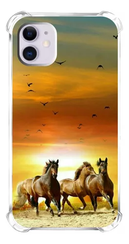 Capa telefone personalizada pintura arte jogo cavalo para iPhone Samsung  Google etc