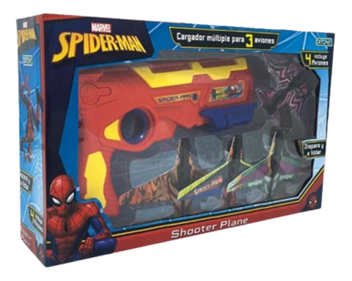 Pistola De Juguete Spider-man Shooter Plane