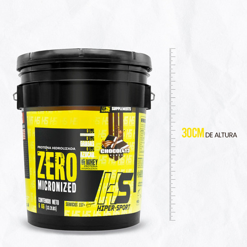 Hs Supplements Hiper Sport Proteína Zero 6 Kg Chocolate