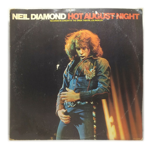 Vinilo Neil Diamond Hot August Night Lp Doble Usa 1972