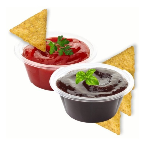 Pote Descartable Degustación Dip Salsa Aderezo 80cc X 1300un