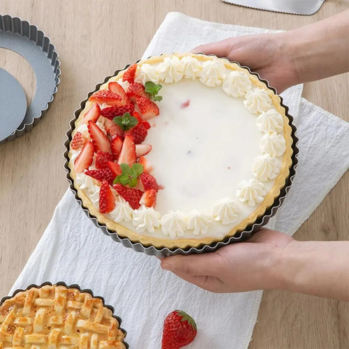 Molde Pie De Limón Tartaleta Kuchen 22cms, Desmontable