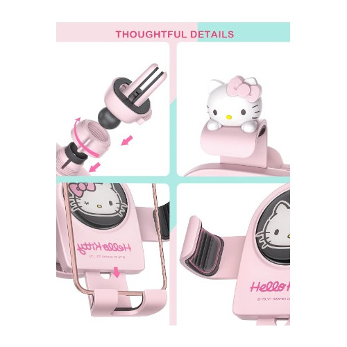 Soporte Celular Para Auto Práctica Forma Hello Kitty