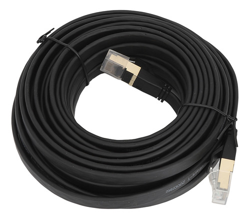 Cable Ethernet Cat 8 Con Blindaje Plano, Conector Lan Rj45,