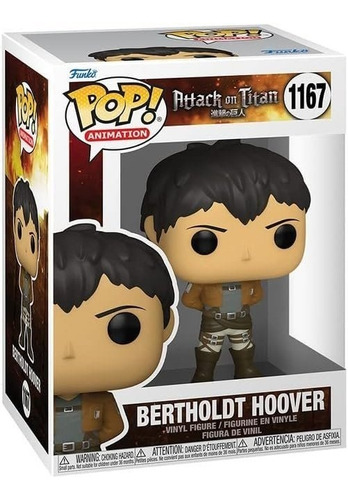 Funko Pop Bertholdt Hoover 1167 - Attack On Titan