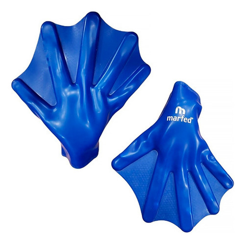 Manoplas Natación Marfed Silicona Pileta Entrenamiento - Rey