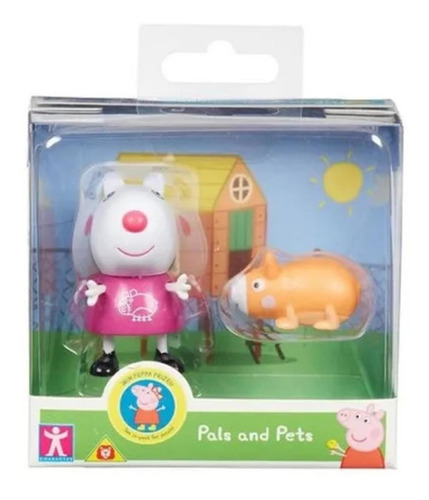 Amigos y mascotas de Peppa Pig Susie Sheep and Hamster 2318 - Sunny