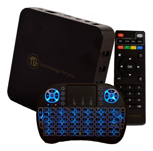 Tv Box 1 Ram 8 Gb + Teclado Inalambrico- Apps Instaladas