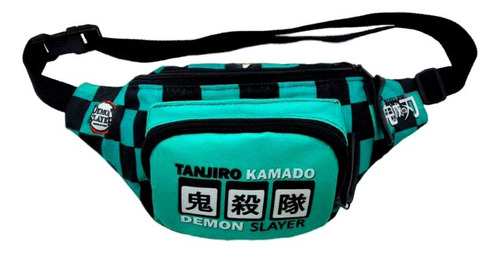 Riñonera Demon Slayer Kimetsu Tanjiro Anime Cosplay Bolso