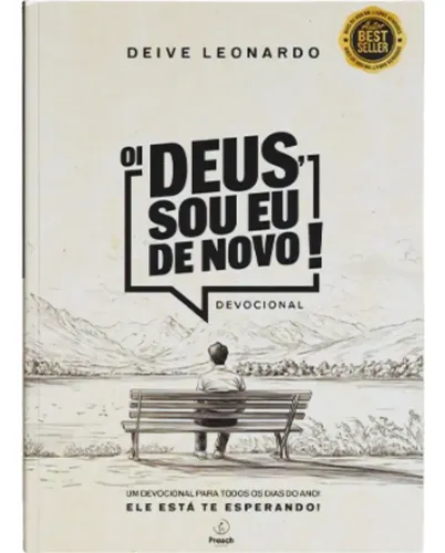 Livro Devocional 365 Dias | Oi Deus, Sou Eu De Novo | Deive Leona...