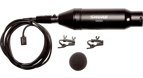 Shure Sm93 Microfono Condenser Omni Micro Lavallier Bk C/pre
