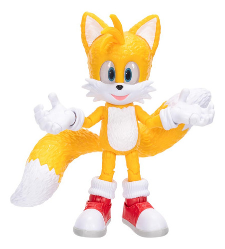 Boneco Articulado Tails De 12cm - Sonic 3: O Filme