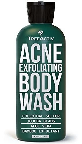 Treeactiv Acné Exfoliante Body Wash, Tratamiento Natural Par