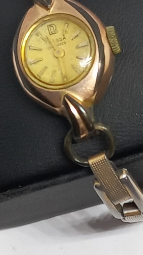 Reloj Tressa De Dama Enchapado (cuerda Trancada) Cod.0060
