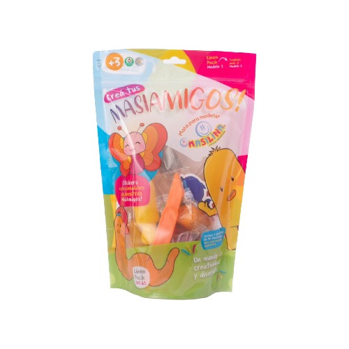 Kit Masas Crea Tus Masiamigos - Plastilina Infantil Arte