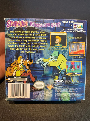 Scooby-doo! Classic Creep Capers Game Boy Color (Usado)