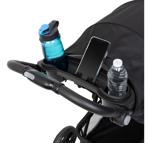 Cochecito Ez Ride Plus Baby Trend Travel System Color Carbon Black Chasis Negro