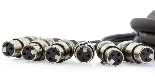 Multicabos Com Conectores Xlr 6 Vias - Cirilo Cabos, 20mts