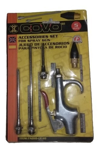 Juego Covo De Accesorios Para Pistola De Rocio