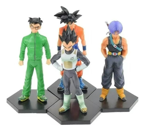 Figura Dragon Ball Set X 4 Goku Vegeta Gohan Trunks