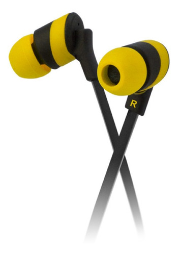 Audífonos Klip Xtreme KOLORBUDZ KHS-625 amarillo