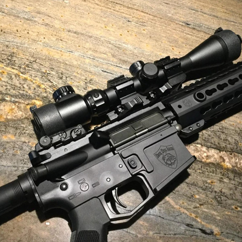 Imagen 10 de 10 de Mira Telescopica Rifles Pcp Caza Iluminada 3-9x40 Riel Rifle