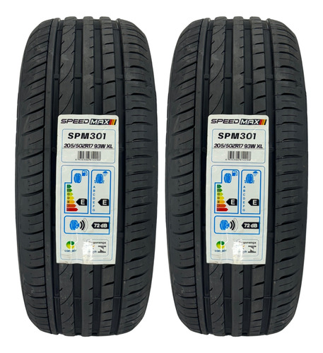 Kit 04 Pneus 205/50r17 Speedmax 93w Spm301 Aro 17 + Brinde