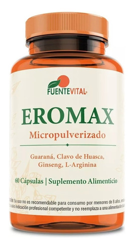 Eromax L Arginina +erección Potenciador Sexual Oferta 