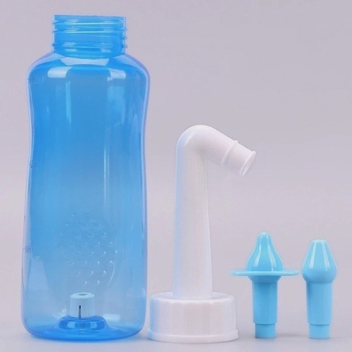 Limpador Nasal Higienizador Rinite Sinusite 300ml Supermedy Cor Azul