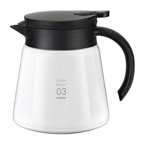 V60 Servidor De Bebidas Metálico Aislado, 800 Ml, Blan...