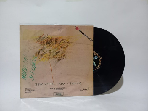 Disco Maxi Single Trio Rio / New York, Rio, Tokyo