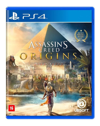 Jogo Mídia Física Assassins Creed Origins Playstation Ps4