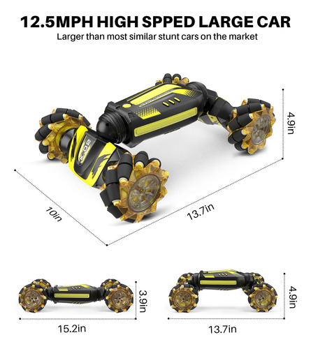 Auto Acrobacias Rc Detección Gestos Control Remoto 4wd 112 1