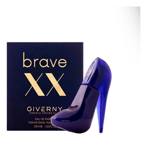 Perfume Feminino Sapatinho Giverny Xx Brave Pour Femme 30ml