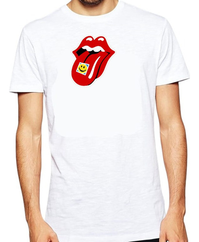 Remera Lengua Con Pepa/ Rolling Stone / Unica De Diseño